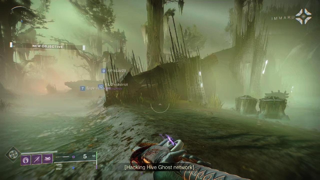 1st Ghost Immaru Let The Guardians Kill The Scorn Patrol Monologues Destiny 2 The Witch 