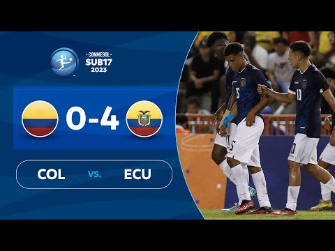 COLOMBIA vs. ECUADOR [0-4] | RESUMEN | CONMEBOL SUB17 2023