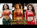 Height of 9 South Indian Actress 2017