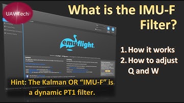 What is the IMU-F Filter? | EmuFlight
