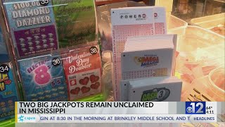 Two big jackpots remain unclaimed in Mississippi