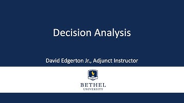 Decision Analysis