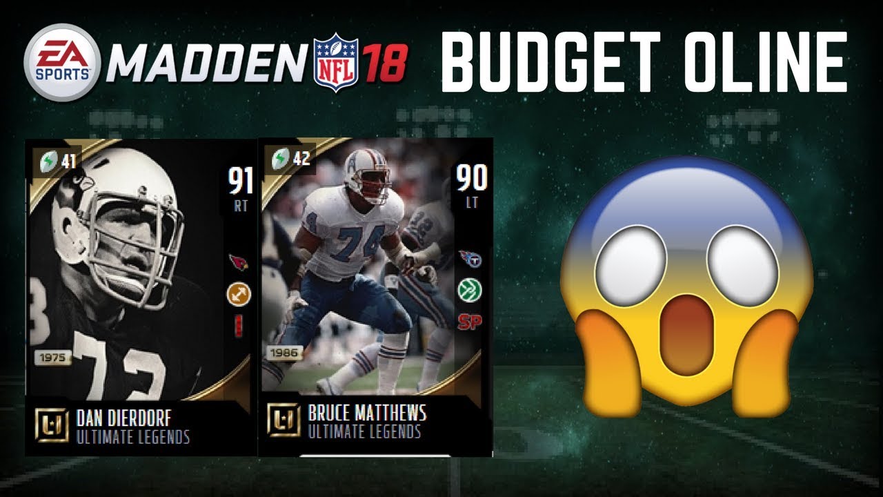 How To Build a BEAST Budget Oline In Madeen 18 Ultimate Team