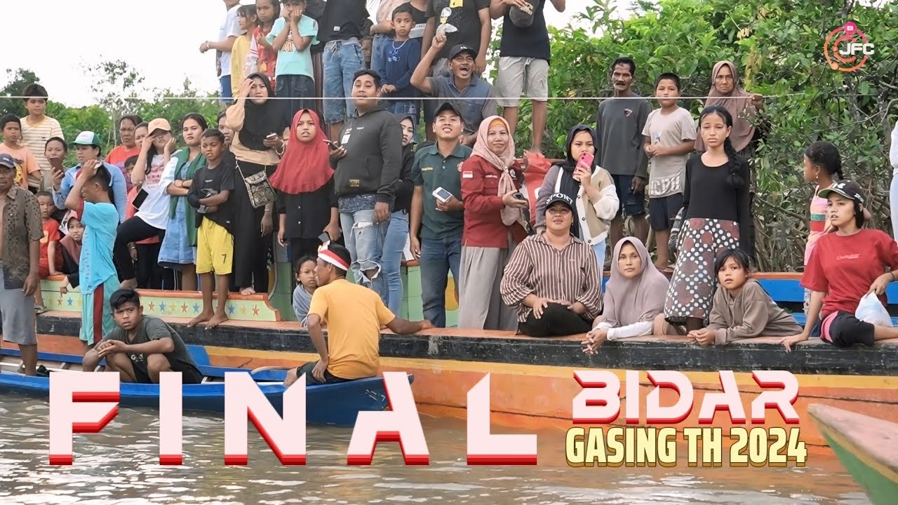 FINAL LOMBA PERAHU BIDAR MINI Gasing Piala Bergilir Tahun 2024 - YouTube