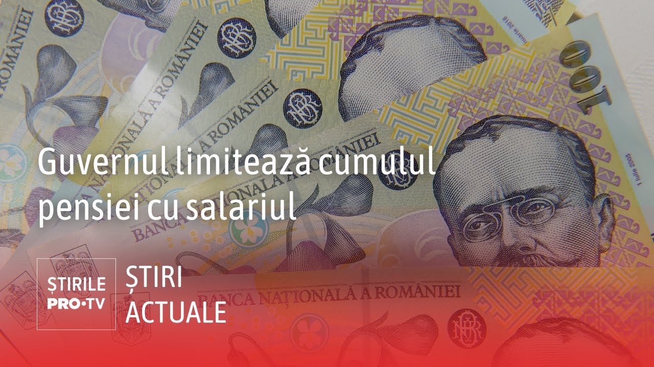 Guvernul vrea să limiteze cumulul pensiei cu salariul