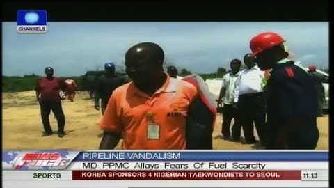 Vandals, Fire Destroy NNPC Pipeline at Ijegun