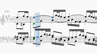 Fugue in F-sharp minor No. 13.