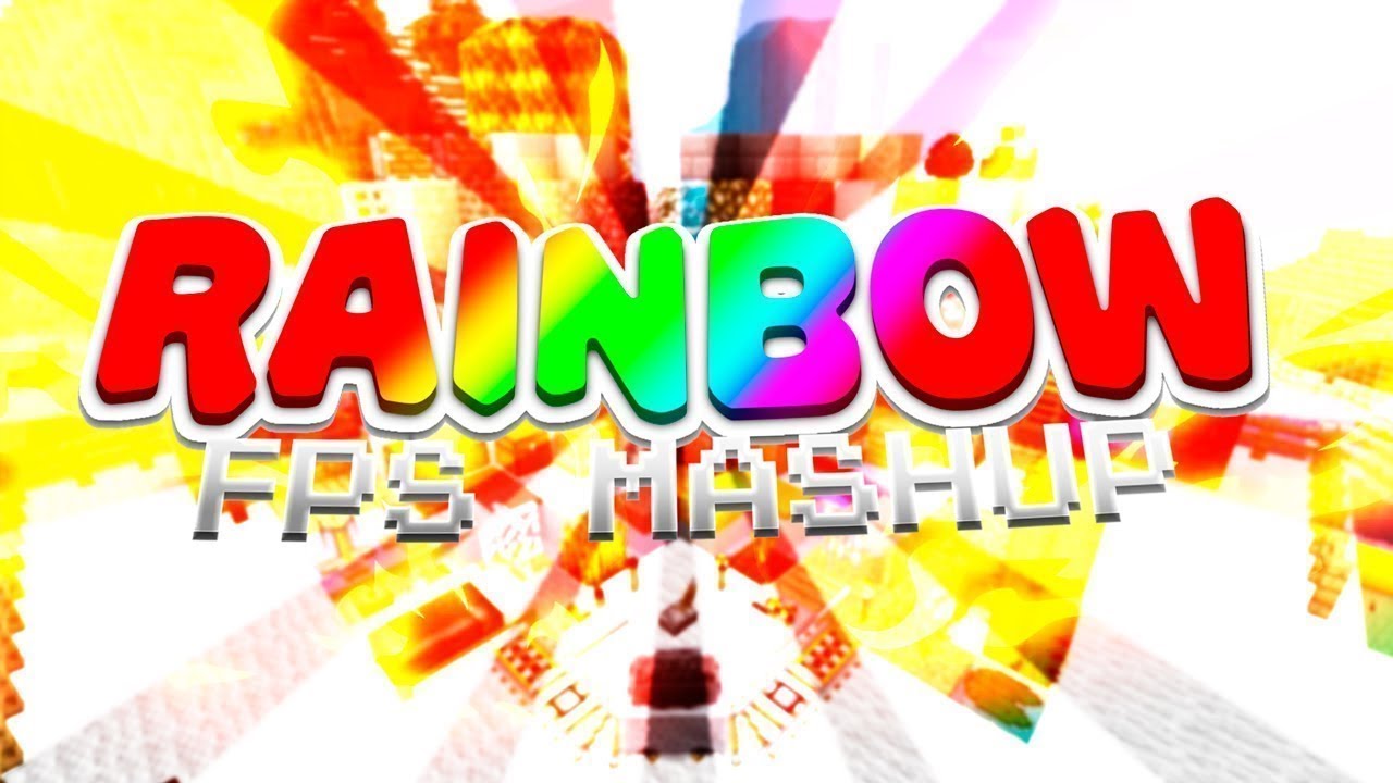 Zhype Rainbow Pack El Texture Pack Rainbow Que Subira Tus Fps Rusheando En Skywars - rainbow pack roblox