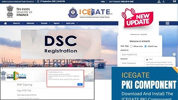 ICEGATE DSC Registration: How to do DSC Registration on Icegate in 2025
