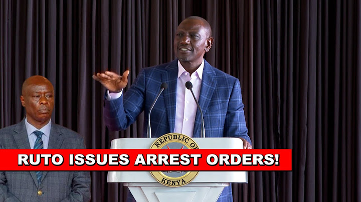 KIMEUMANA! President Ruto issues arrest orders after Gachagua attempted Coup during GEN Z Protest!