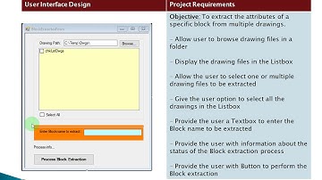 Project: Automatic Block Extractor - Using C# with Windows Form (1 of 6)