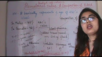 Csir Net Life Science Lectures Module Wise Chapter Three Part Two|Hematocrit Value|