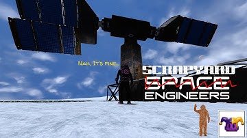 Space Engineers - Scrapyard Scenario - Episode 9 Cleaning up the GPS clutter and expanding the base.