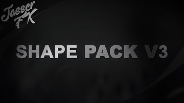 Jasser FX 2D shape pack v3 | thx for 2K subscribers yay :D | free