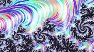 Colorful Trippy Fractal Animation, Relaxing Soothing Ambient Music Sleep Aid, Study Aid, Chill Vibes