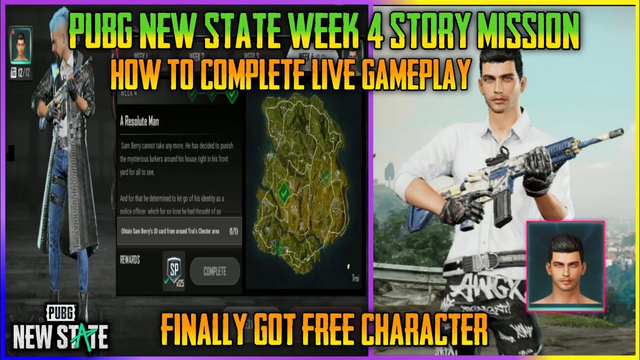 PUBG NEW STATE WEEK 4 STORY MISSION COMPLETE LIVE GAMEPLAY EXPLAIN TAMIL | PUBG NS |  Epic Gamers YT