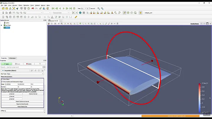 ENGR 491 SE2 - Plotting sorted airfoil data in ParaView
