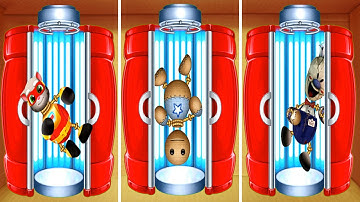 Kick the Buddy Mod : Tom Hero Dash vs the Buddy vs Rob Buddy | Sun Booth