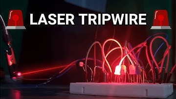 How to make a laser tripwire security system using Arduino | DIY Tutorial