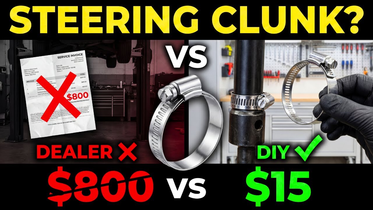 Silverado Steering CLUNK? $800 at Dealer vs $15 DIY Fix 🔧