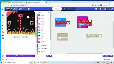 cách chế tạo thiết bị đếm số bước chân từ microbit