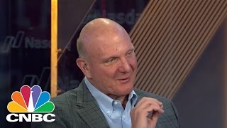 Steve Ballmer: Microsoft's Cloud Position Is 'Not A Birthright' | Squawk Box | CNBC