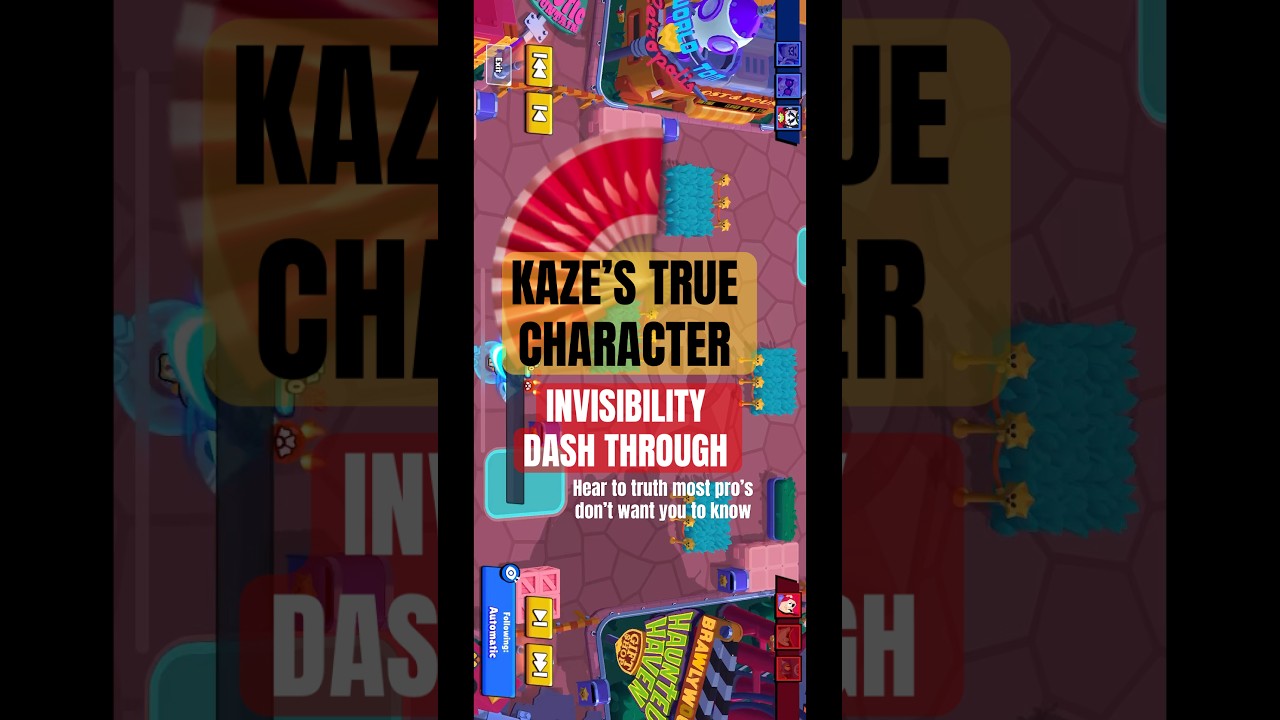 KAZE’s true character is an invisible-long dash assassin with tremendous defensive capabilities