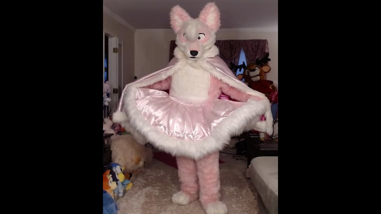 Pixy Fluffy Tutu Cape Full suit video