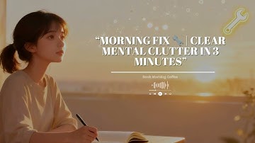 Morning Fix 🔧 | Clear Mental Clutter in 3 Minutes