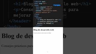 Cómo funciona la etiqueta header en HTML