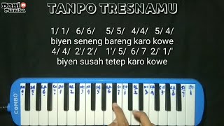 TANPO TRESNAMU (DENNY CAKNAN) - Not pianika