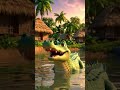 🐊 Crocodile Party Time! | Fun Kids Animation ShortKidsShorts #AnimatedCrocodile #PartyTime#cartoon