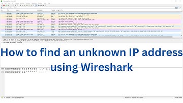 How to find IP address using Wireshark