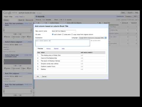 From Excel file to RDF with links to DBpedia and Europeana