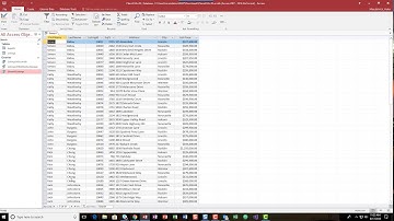 Access Ch 3 PP 3-2 Movie 1 (steps 1 - 7)