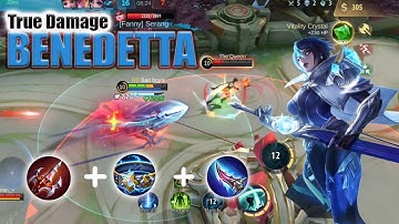 Benedetta Gameplay : Benedetta Exp Lane Build | This Build For Benedetta User Only!!! | MLBB