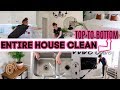 ENTIRE HOUSE CLEAN WITH ME 2020 | TOP TO BOTTOM CLEAN EVERYTHING