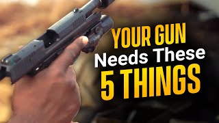 TOP 5 Things Your Home Defense Handgun SHOULD Have On It