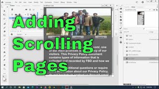How to build Scrolling Pages using AS3.0