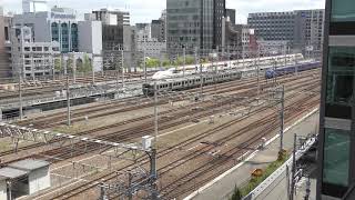 【JR九州】博多駅展望　九州新幹線・鹿児島本線