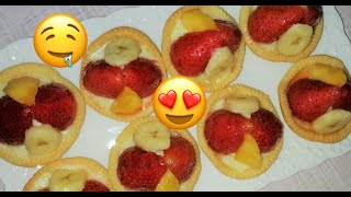  mini tartelette  شهيوات ام حسام | ميني تارت رائعين بالفواكه