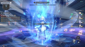 E0S1 Saber vs Hoolay 2 Cycle Clear | 2nd Half MOC 12 - Lupine Moon-Devourer [Honkai Star Rail]