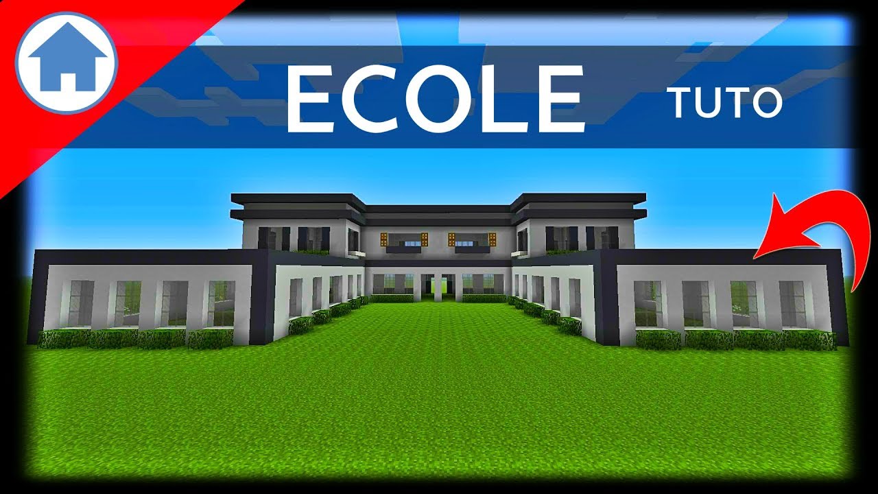 TUTO: Comment faire une école sur minecraft! - YouTube