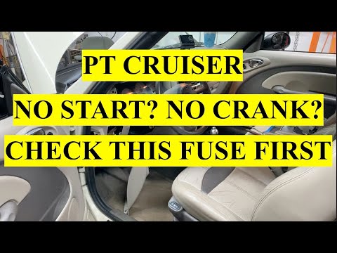 No Crank, no Start, Cluster not Working on your Chrysler PT Cruiser 2000-2010? - Check This First