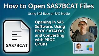 How to Open SAS7BCAT Files (SAS Version 8 Catalog)