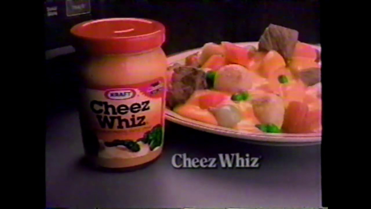 1990 Kraft Cheez Whiz Commercial YouTube