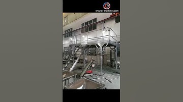 Bucket chain feeding machine refilling elevator feeding machine work platform for bag packaging mach