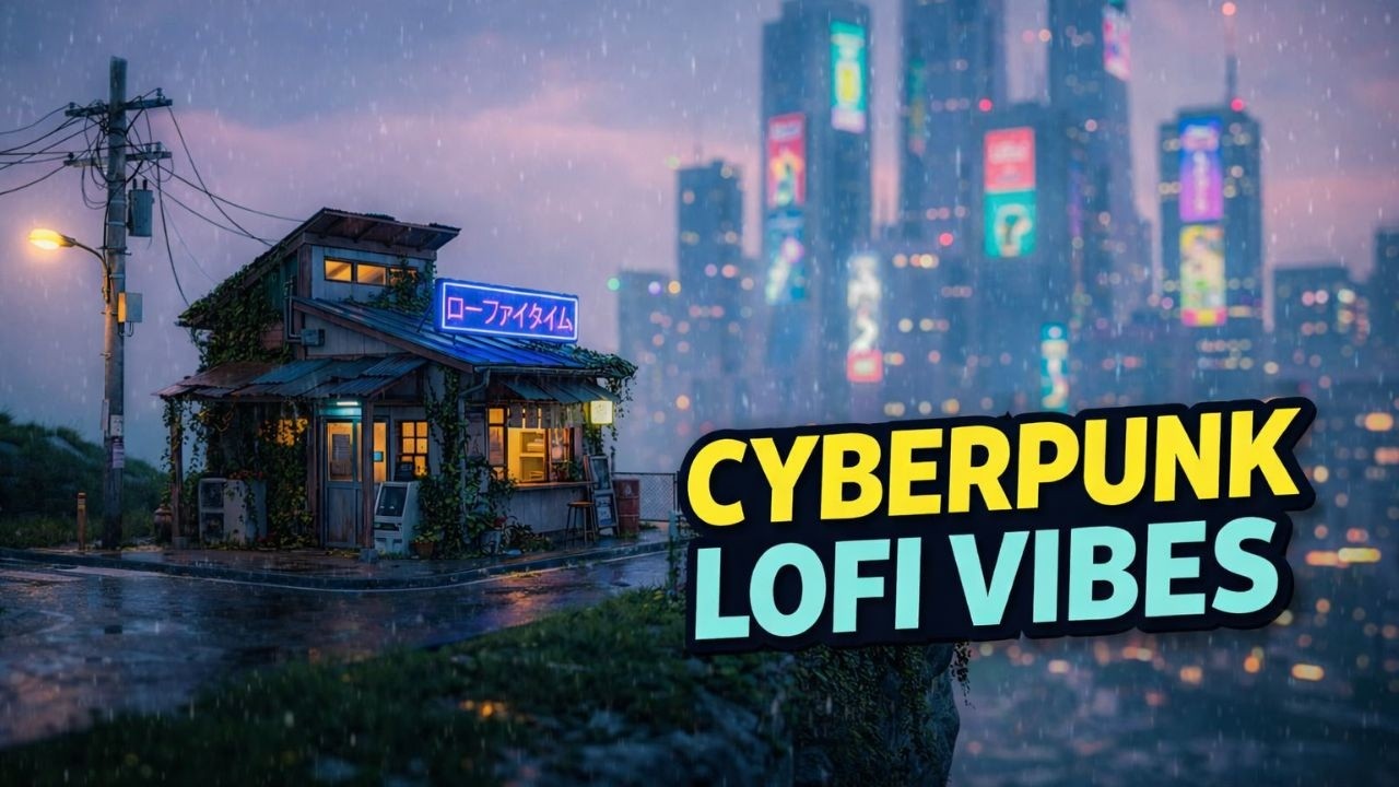 4AM Study Lofi 🌧️ Deep Focus in a Rainy Neon City