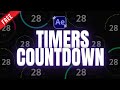 Timer counting for fitness | After effects
