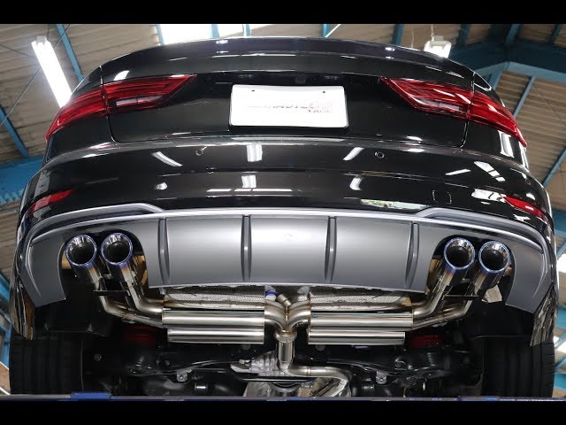 EXHAUTECH JAPAN AUDI S3 ワンオフ高音サウンド エキゾテック 可変